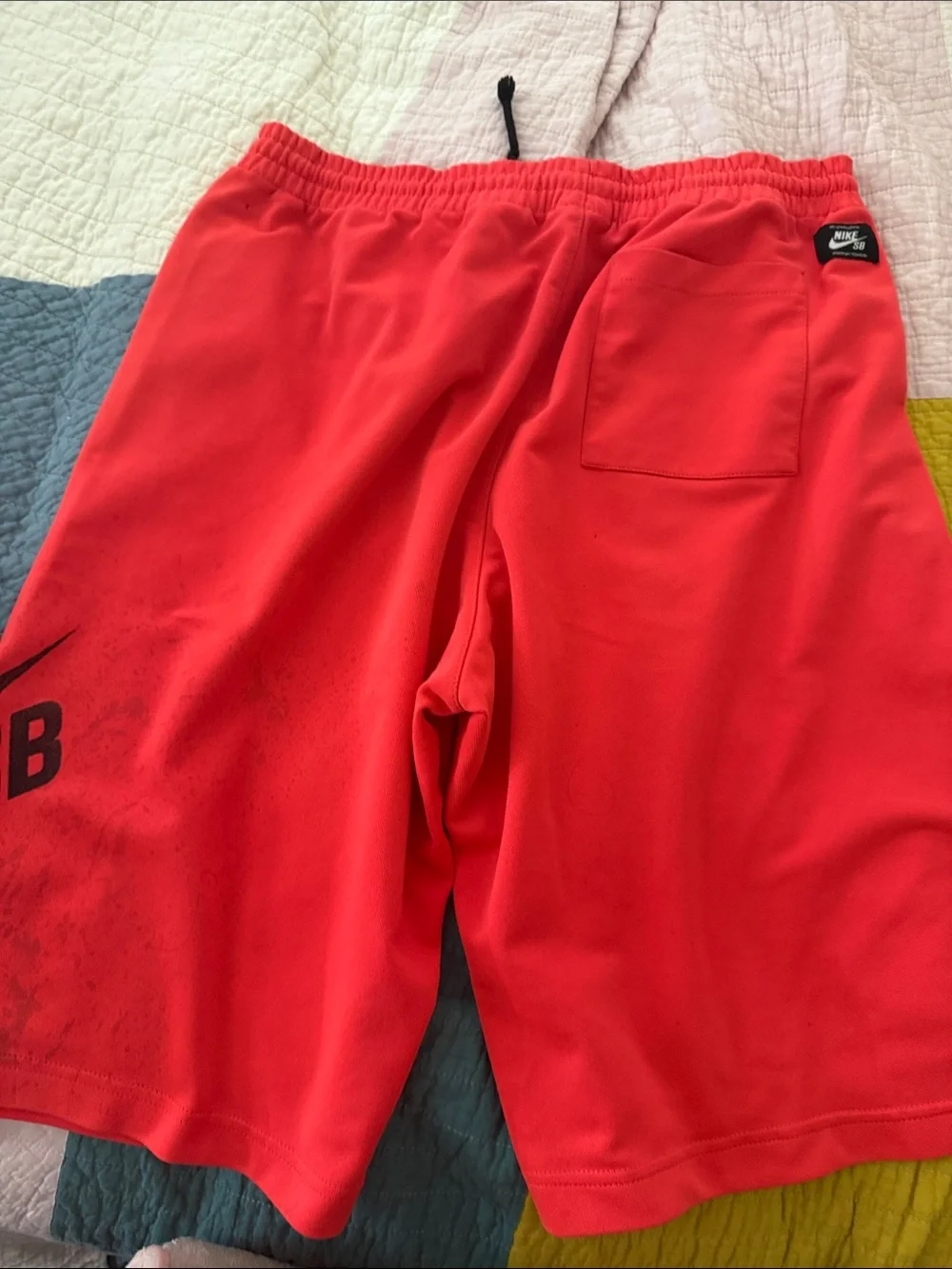 Levi's Teal Distressed Flat Front Men's Shorts and Nike SB Sport Shorts